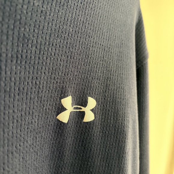 Under Armour Dark Blue ColdGear Henley Men’s XL - Picture 3 of 4